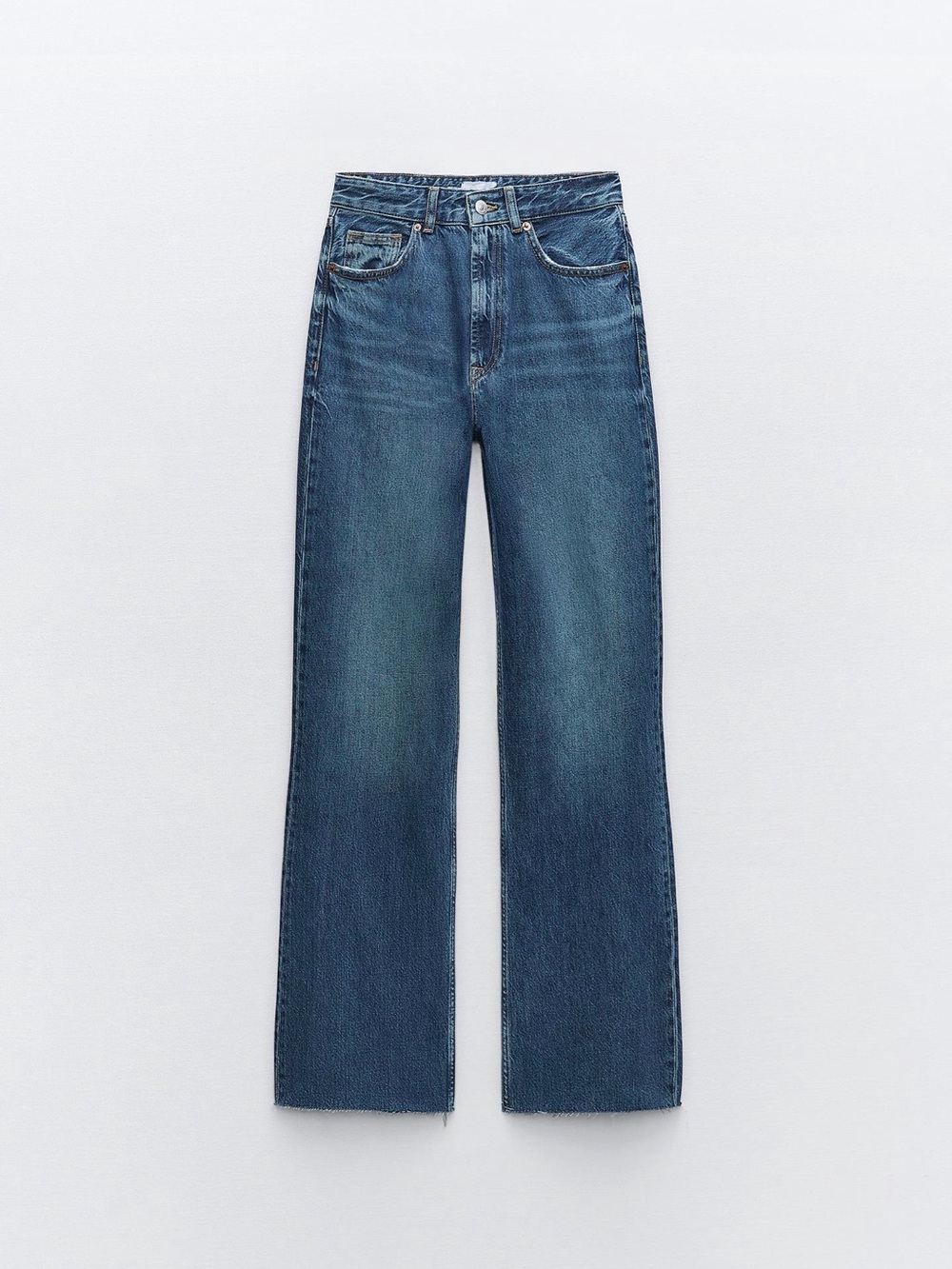Zara High Ris Wide Leg Jeans